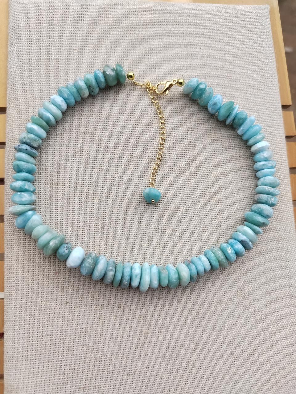 Choker de Chips de Larimar